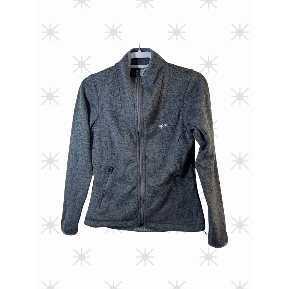 Uppi Thermpro Womens Gray Full Zip‎ Jacket Lightweight Small - Picture 1 of 8
